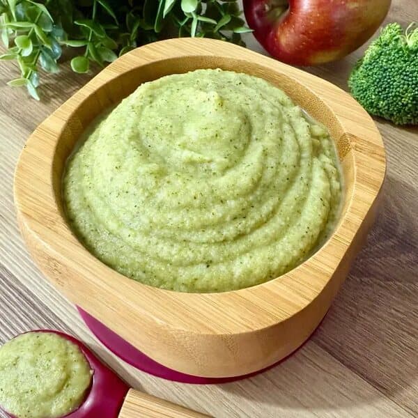 Brokkoli-Apfel-Püree