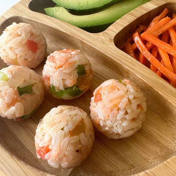 Reisbällchen mit Lachs